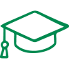graduation cap icon