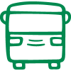 front of bus icon